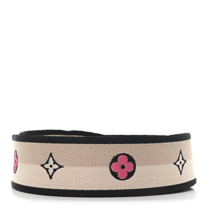 Louis Vuitton Jacquard Diane Shoulder Strap Black 2 of 3