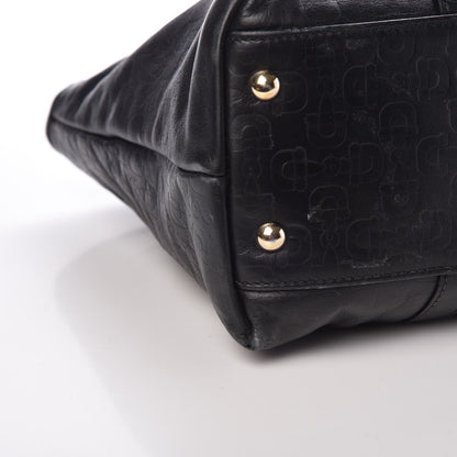 Gucci Calfskin Horsebit Embossed Joy Tote Black 11 of 17