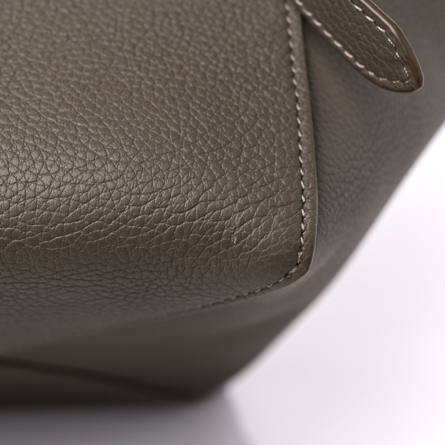 Celine Soft Grained Calfskin Small Belt Cabas Phantom Taupe 12 of 12