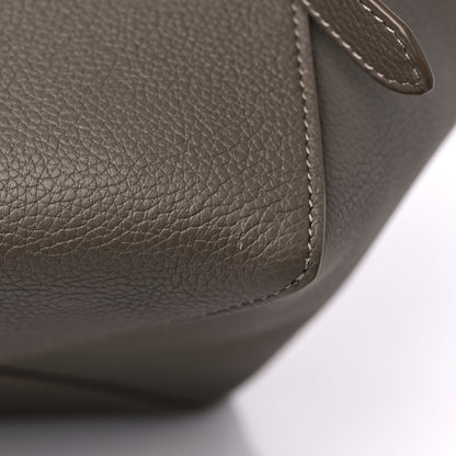 Celine Soft Grained Calfskin Small Belt Cabas Phantom Taupe 12 of 12