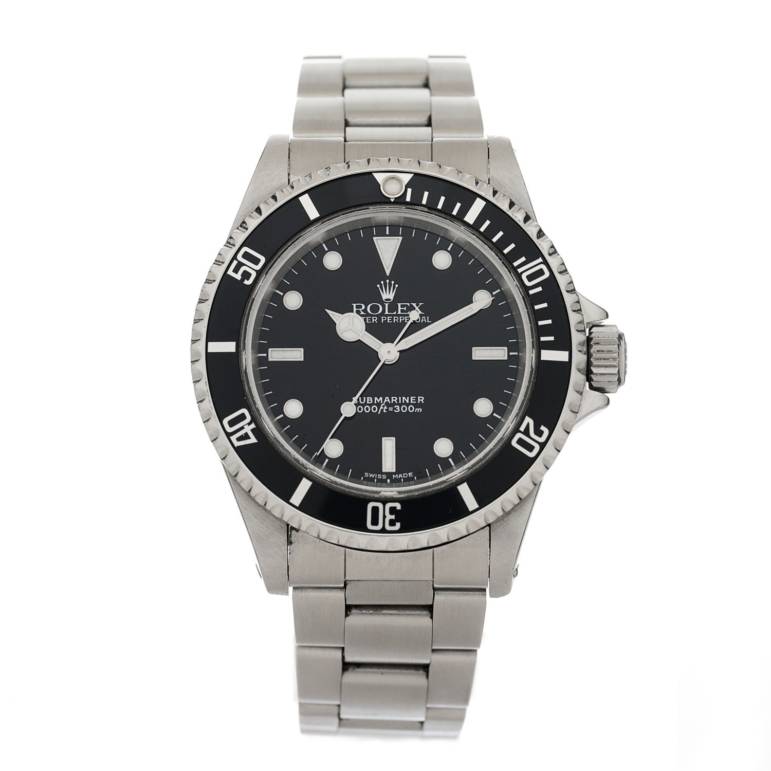 Rolex Stainless Steel 40mm Oyster Perpetual Submariner Watch Black 14060M 1 of 4