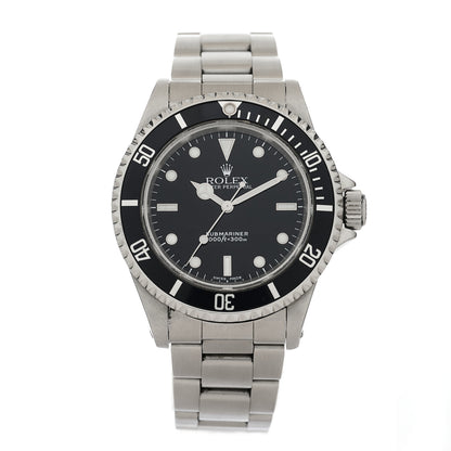 Rolex Stainless Steel 40mm Oyster Perpetual Submariner Watch Black 14060M 1 of 4