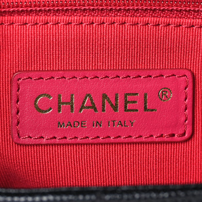 Chanel Shiny Caviar Quilted Large Chain Melody Flap Black 6 of 10