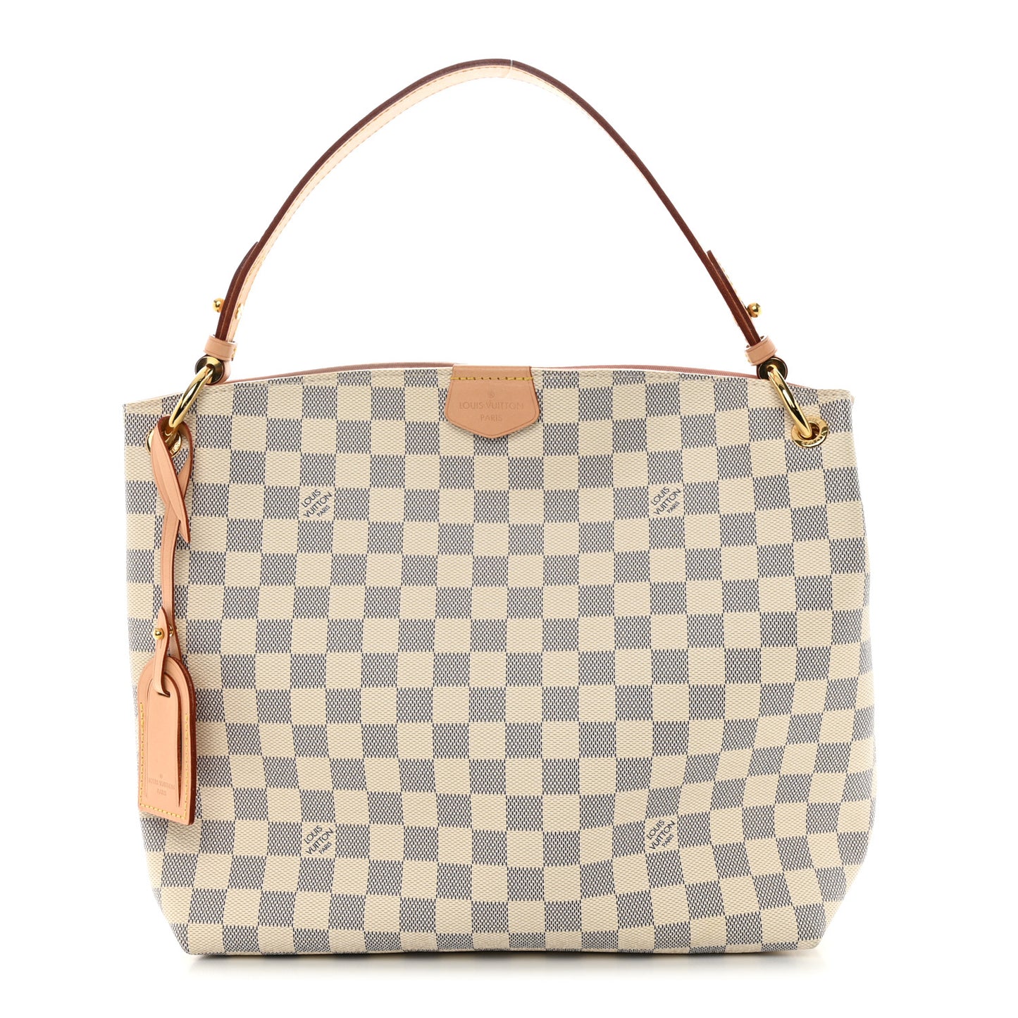 Damier Azur Graceful PM Rose Ballerine