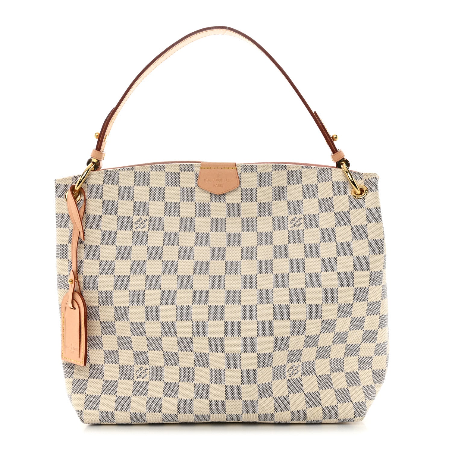 Louis Vuitton Damier Azur Graceful PM Rose Ballerine 1 of 10