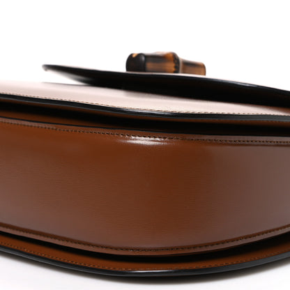 Gucci Boarded Dyana Lux Calfskin Web Medium Bamboo 1947 Top Handle Bag Brown 10 of 10