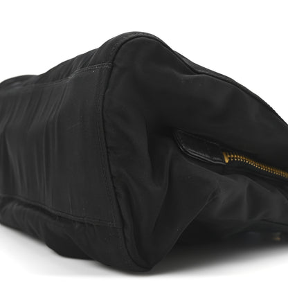Prada Tessuto Nylon Chain Shoulder Bag Black 9 of 9