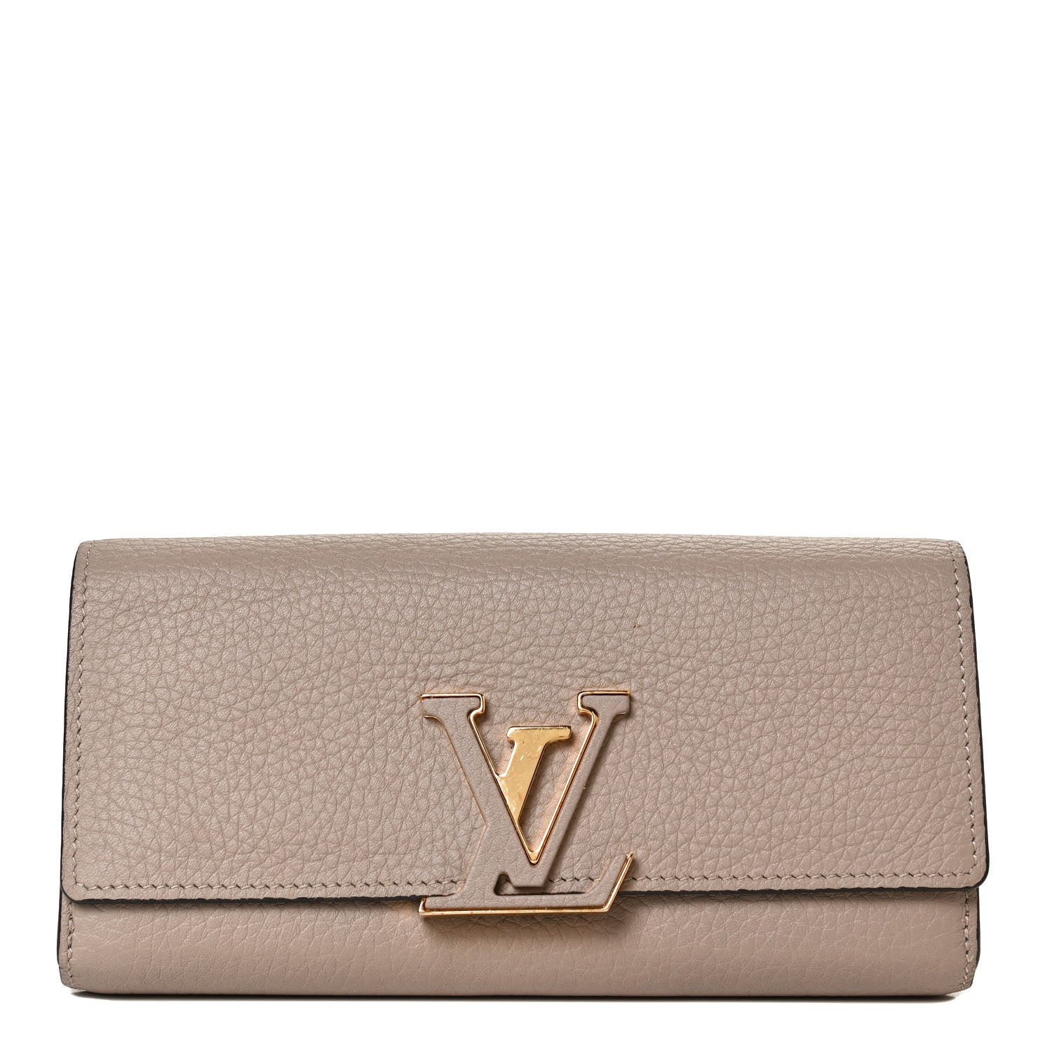 Louis Vuitton Taurillon Capucines Wallet Galet 1 of 9