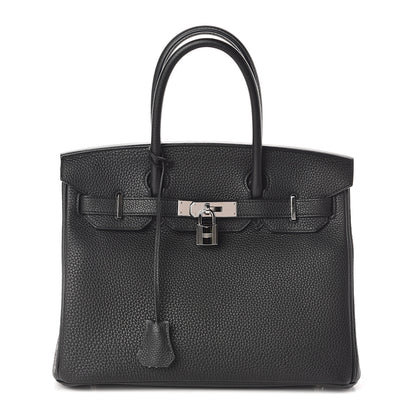 Hermes Togo Birkin 30 Black 1 of 9