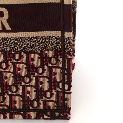 Christian Dior Oblique Medium Book Tote Burgundy Multicolor 11 of 11