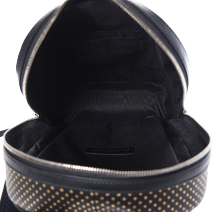 Gucci X SEGA Calfskin GUCCY Stars Dome Backpack Black Gold 7 of 10