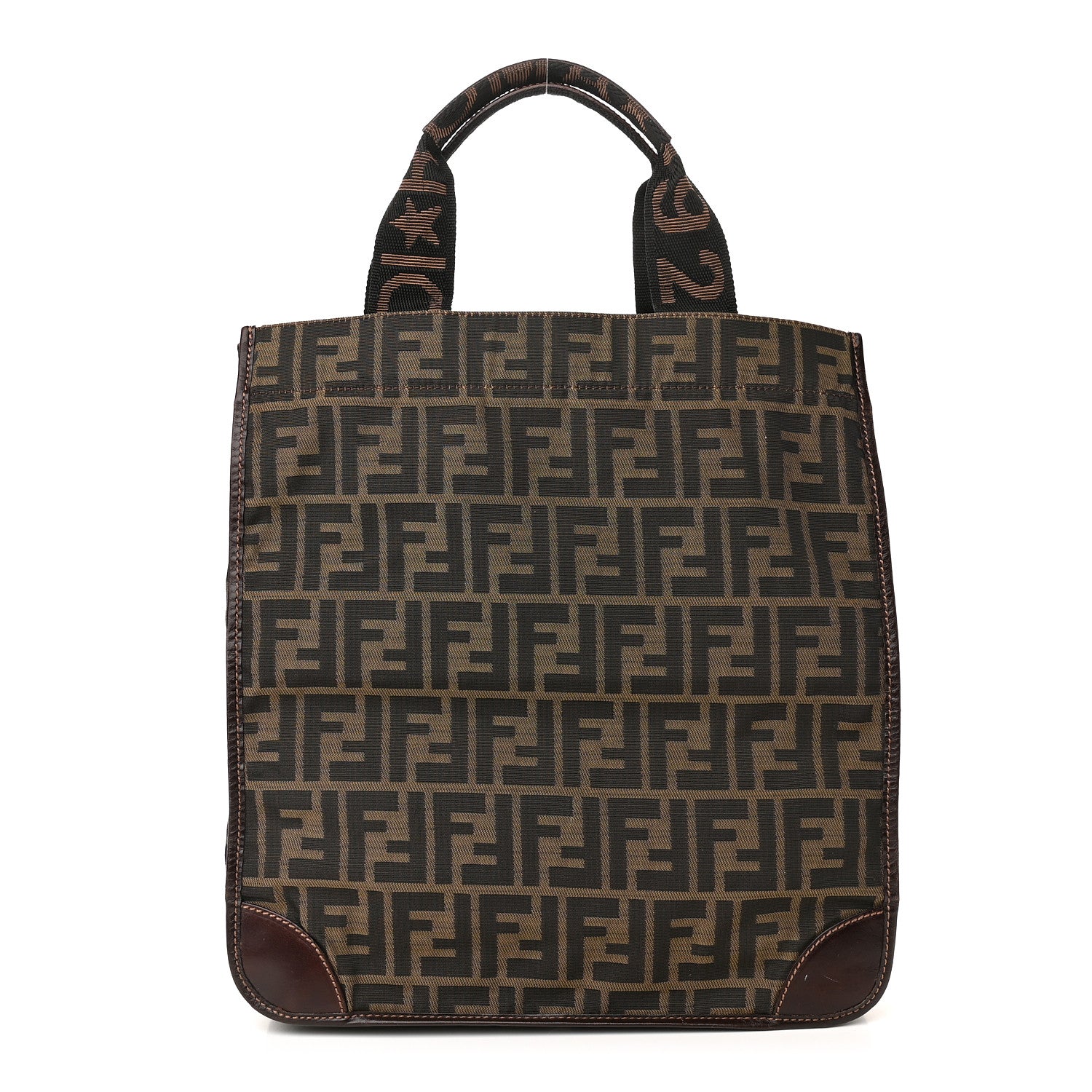 Fendi Zucca Shopping Tote Tobacco 1 of 10