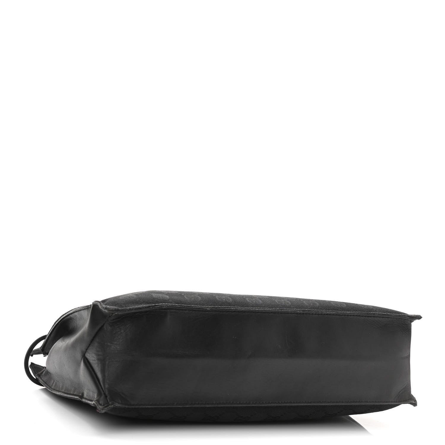 Gucci Monogram Drawstring Bag Black 4 of 12