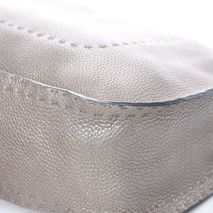 Fendi Cuoio Romano Selleria Hobo Peltro 10 of 12