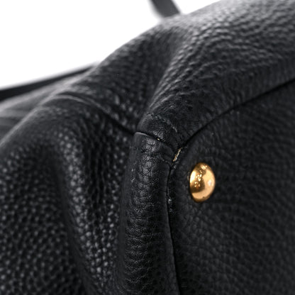 Prada Vitello Daino Shoulder Bag Black 9 of 13