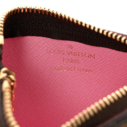 Louis Vuitton Monogram 2023 Christmas Animation Alpine Key Pouch Pink 6 of 8