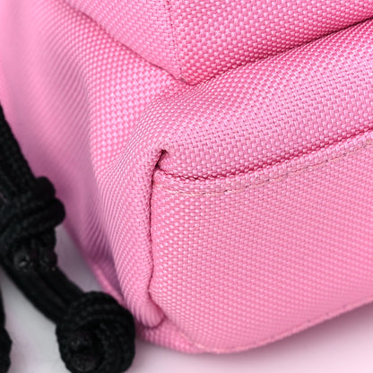 Balenciaga Recycled Casual Nylon Mini Oversized Backpack Pink 7 of 8