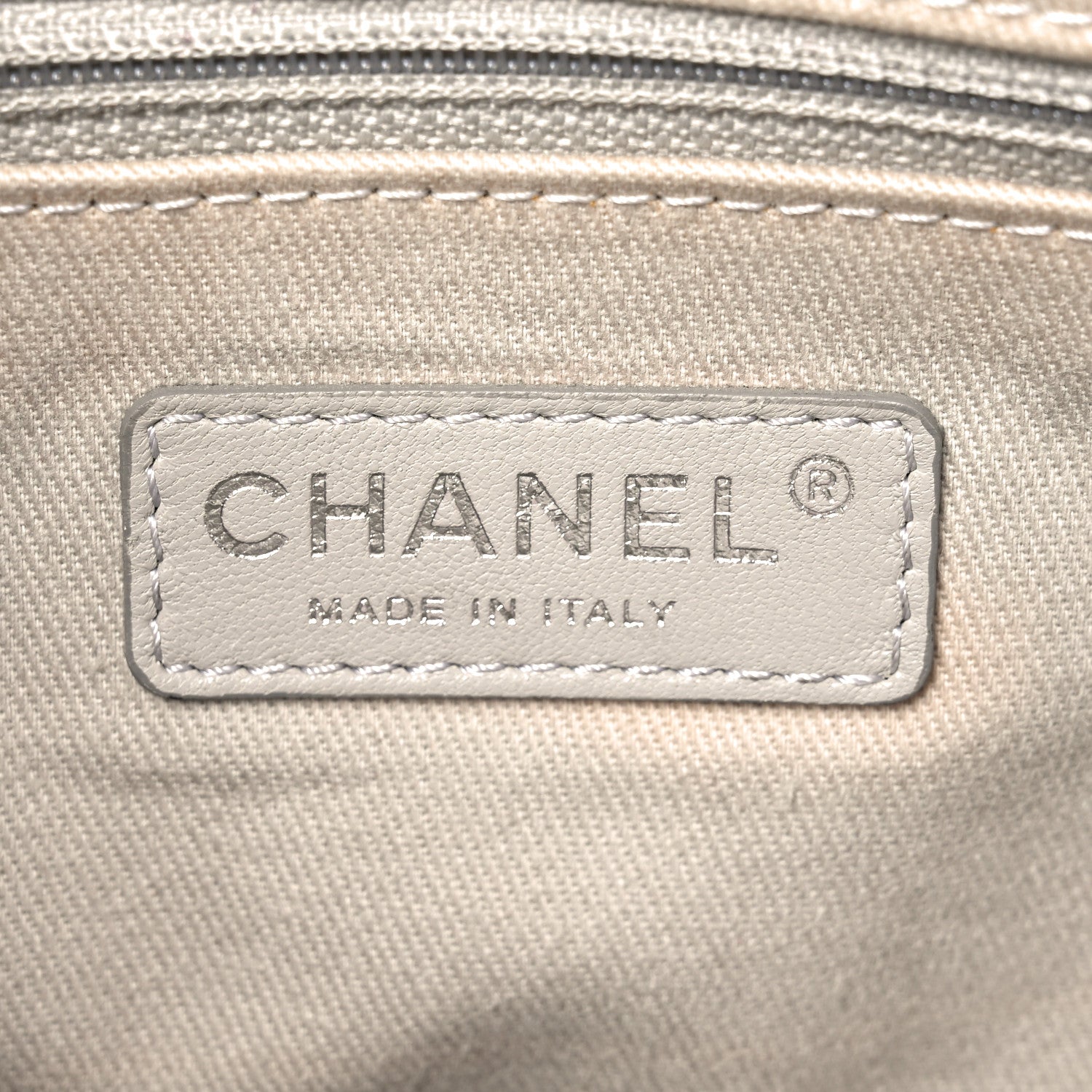Chanel Aged Calfskin Quilted Be CC Tote Black 7 of 12