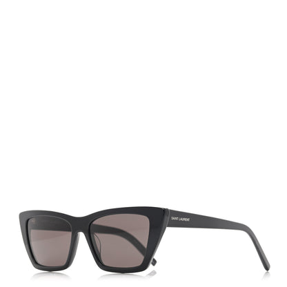 Saint Laurent Acetate Mica Cat Eye Sunglasses SL 276 Black 1 of 8