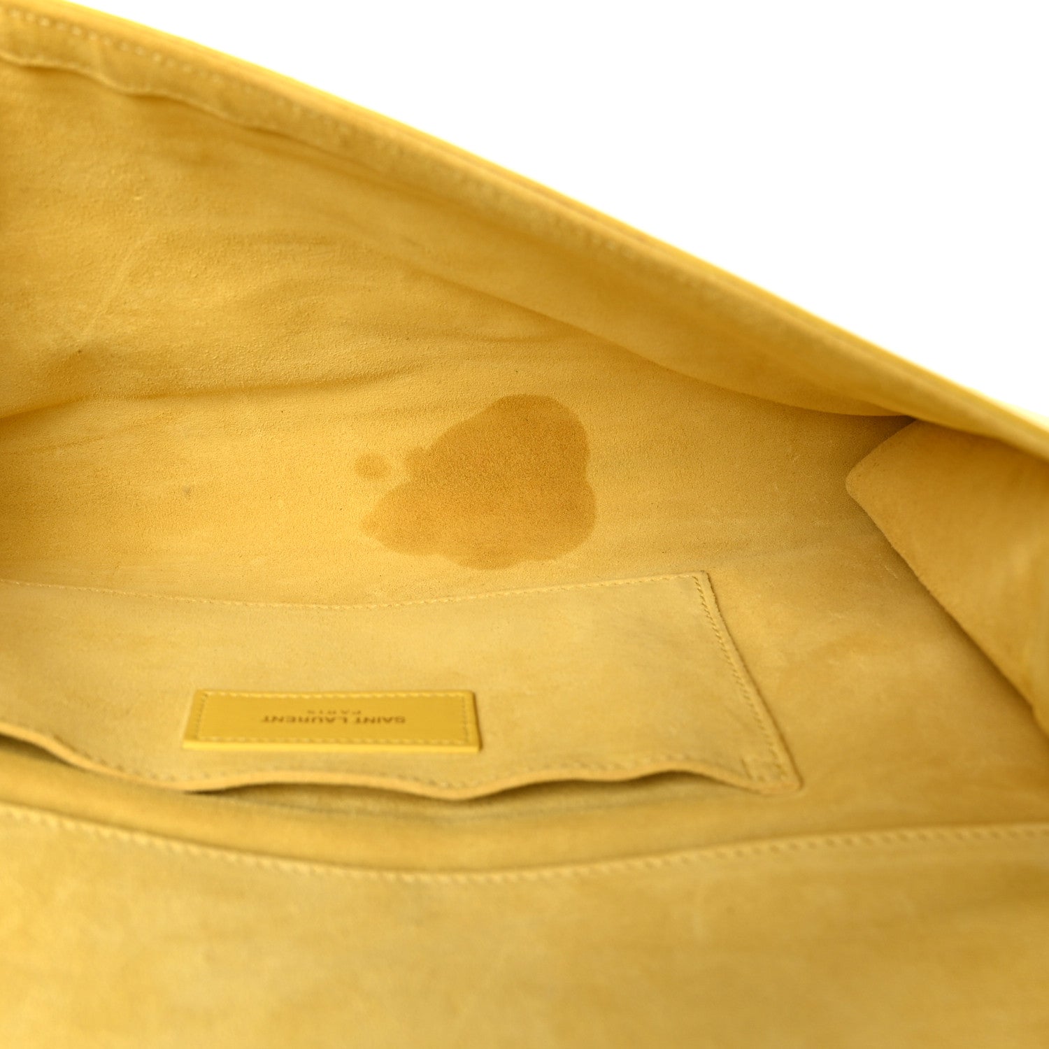 Saint Laurent Calfskin Classic Y Ligne Clutch Soleil 5 of 10