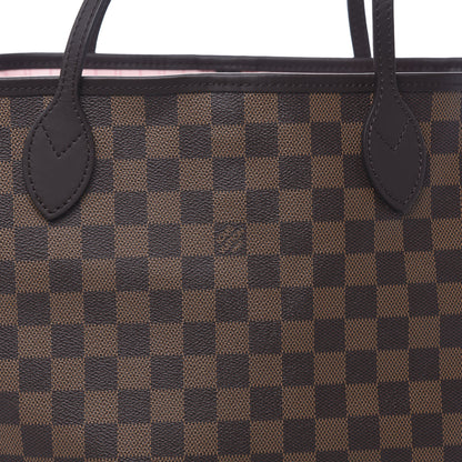 Louis Vuitton Damier Ebene Neo Neverfull MM Rose Ballerine 12 of 12