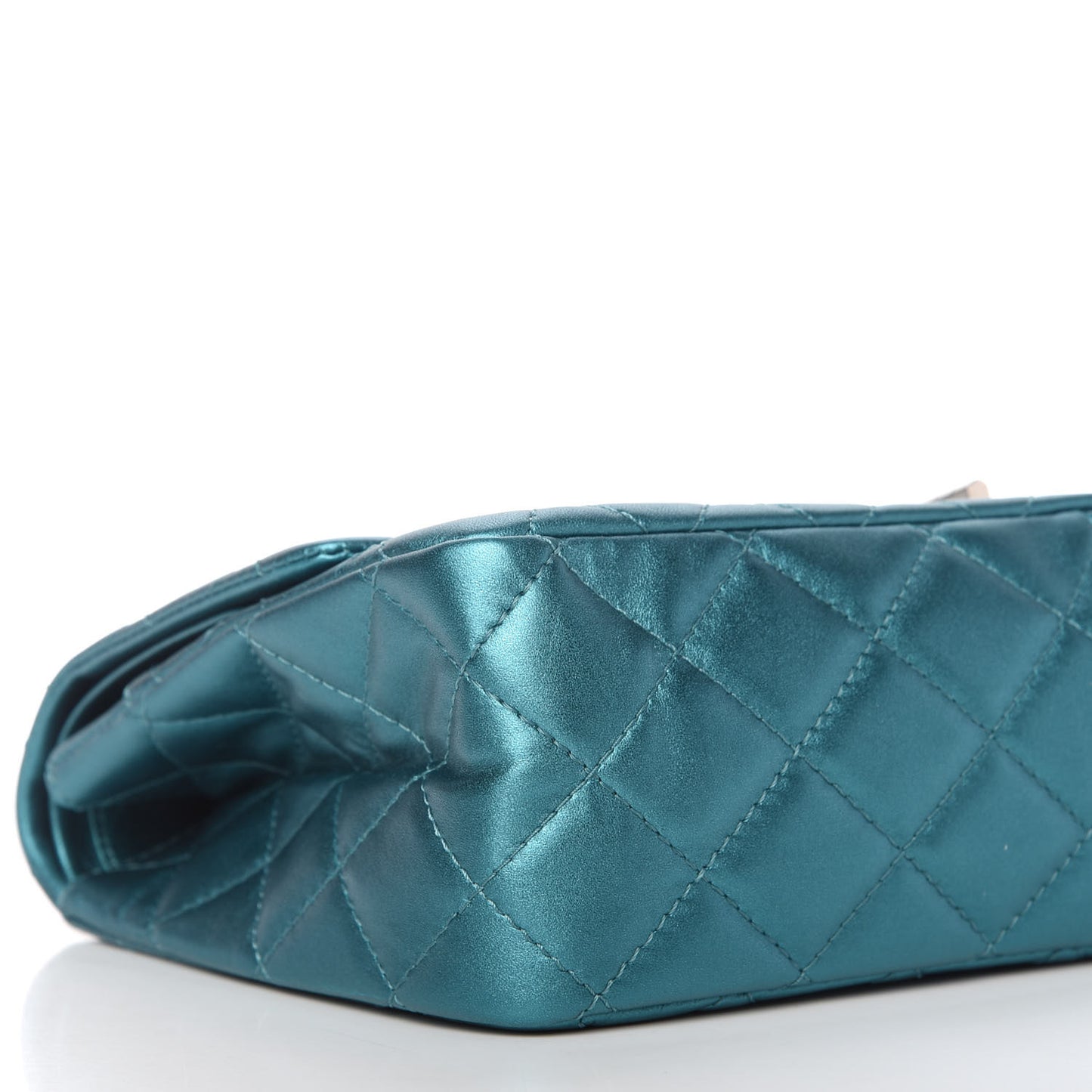 Metallic Calfskin Quilted 2.55 Reissue 226 Flap Turquoise