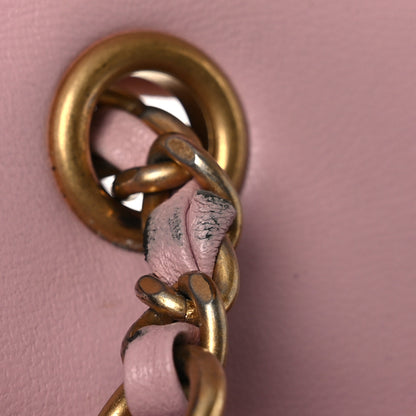 Chanel Lambskin Quilted Mini Heart Charms Flap Light Pink 15 of 16