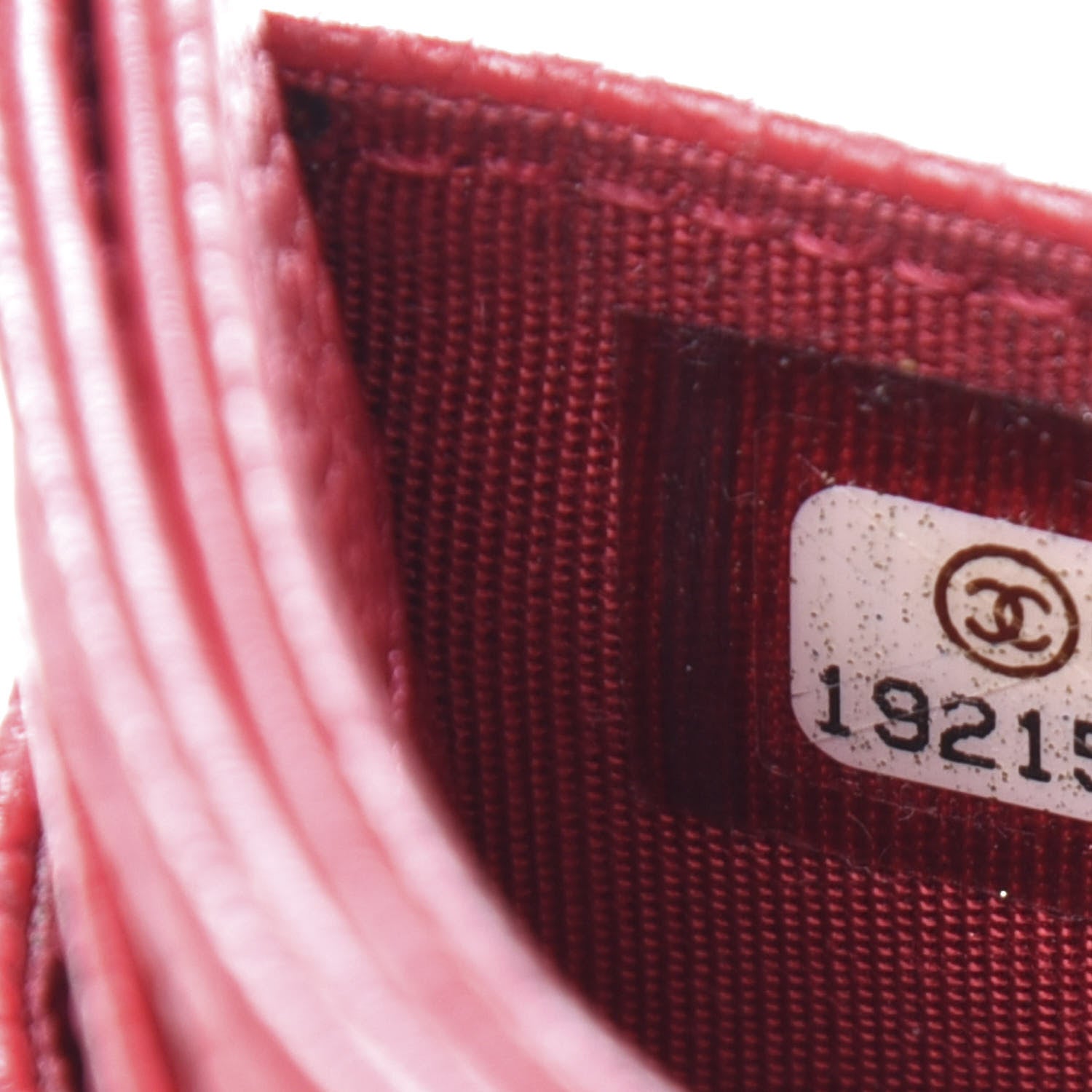 Chanel Caviar Timeless CC Card Holder Red 10 of 11