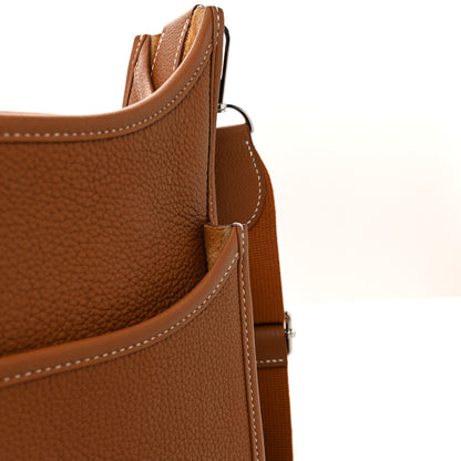 Hermes Taurillon Maurice Evelyne III PM Gold 12 of 12