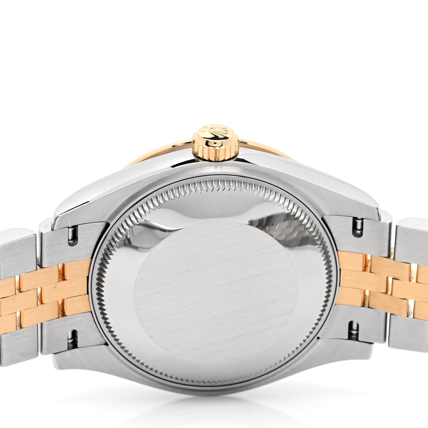 Rolex Stainless Steel 18K Yellow Gold Diamond Bezel 31mm Oyster Perpetual Datejust Watch Champagne 278383RBR 4 of 5