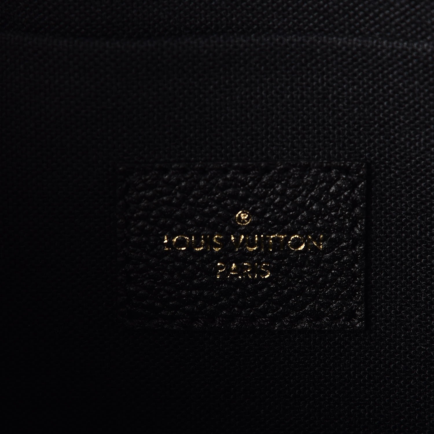 Louis Vuitton Empreinte Pochette Felicie Chain Wallet Black 6 of 9