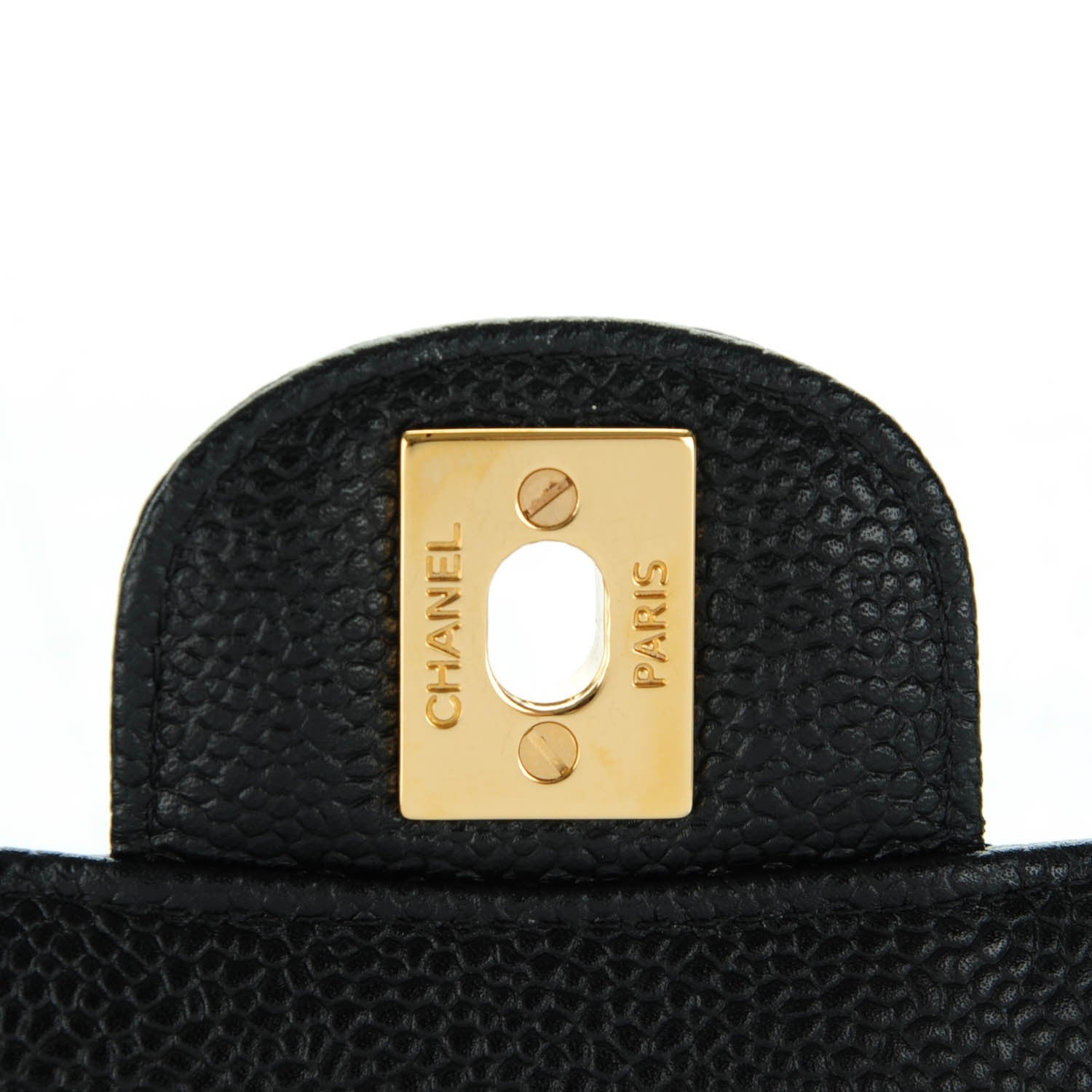 Chanel Caviar Quilted Medium Double Flap Black 6 of 8