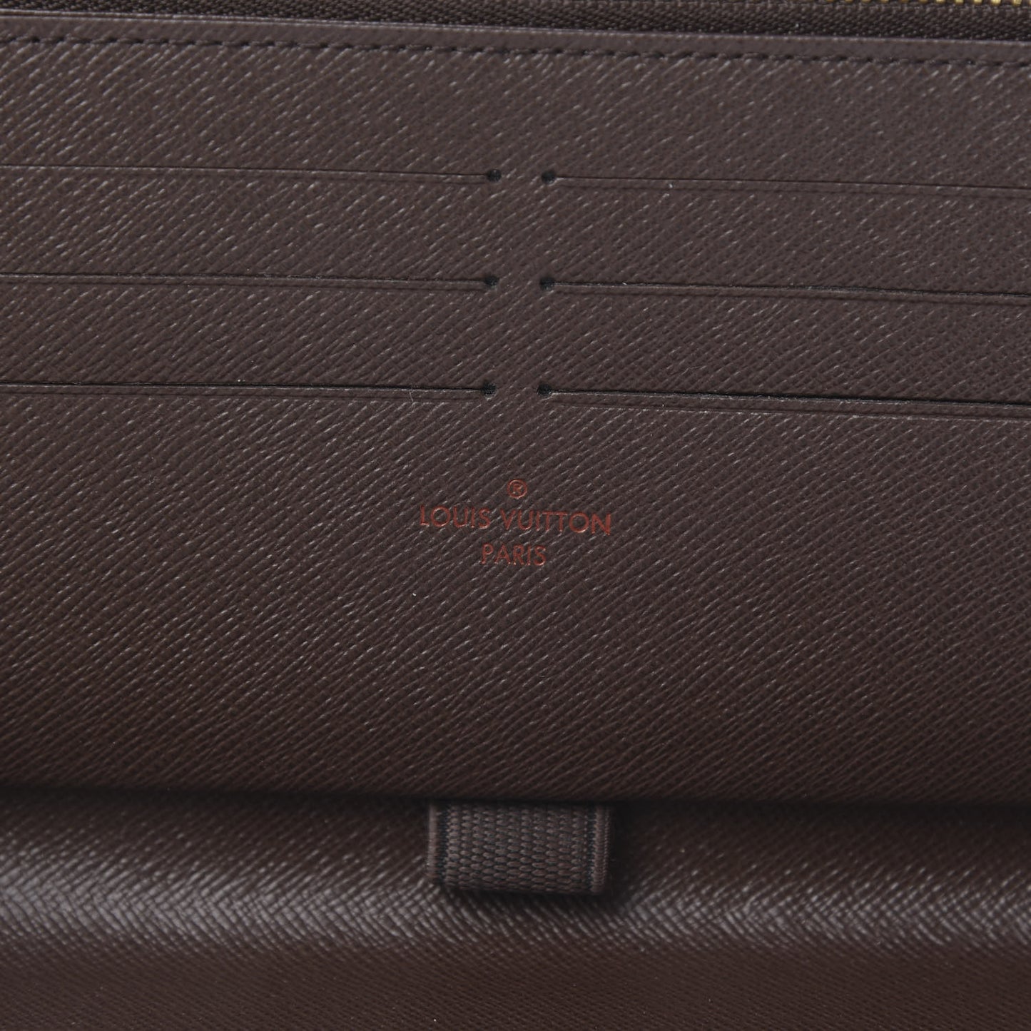Damier Ebene Zippy Organizer Wallet