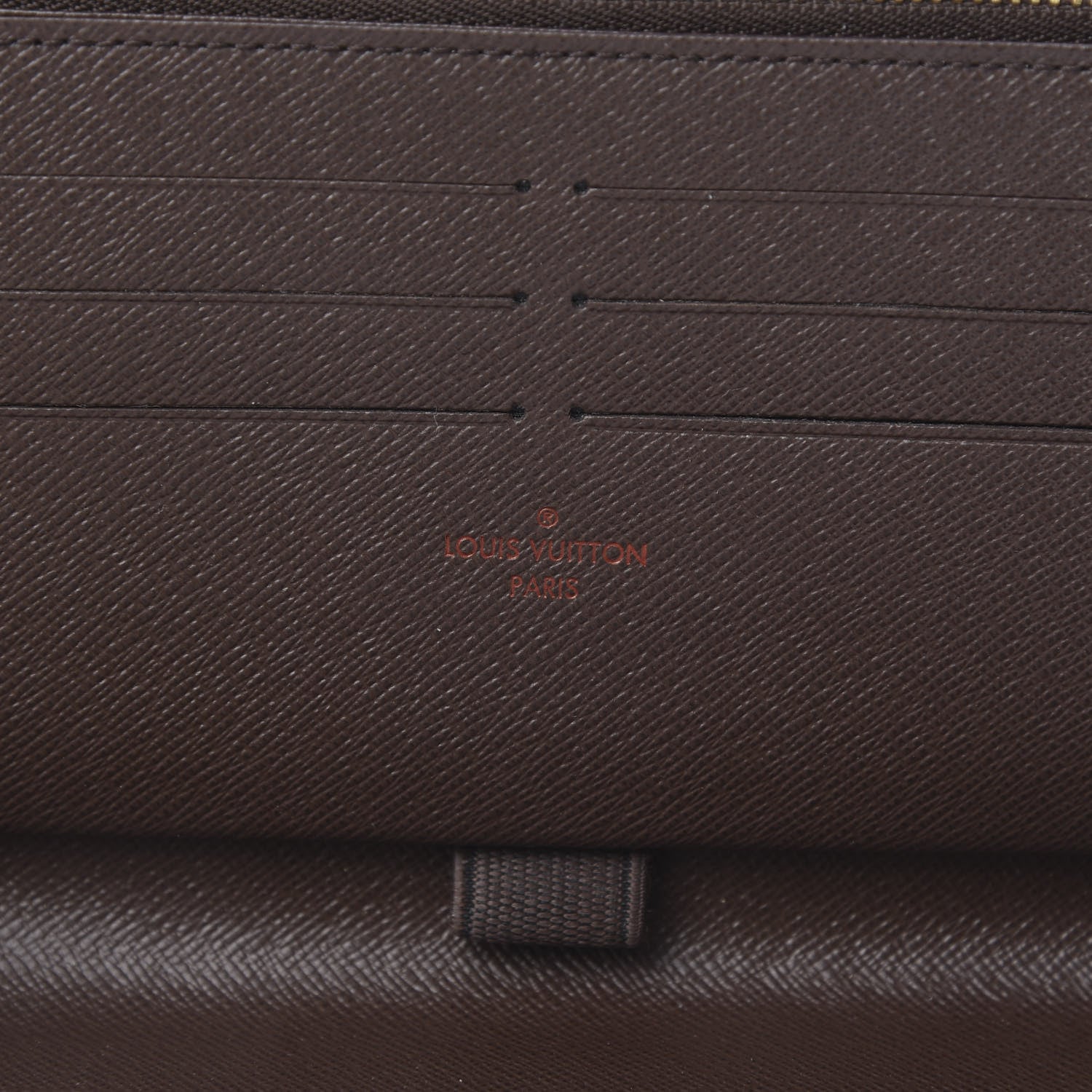 Louis Vuitton Damier Ebene Zippy Organizer Wallet 6 of 9