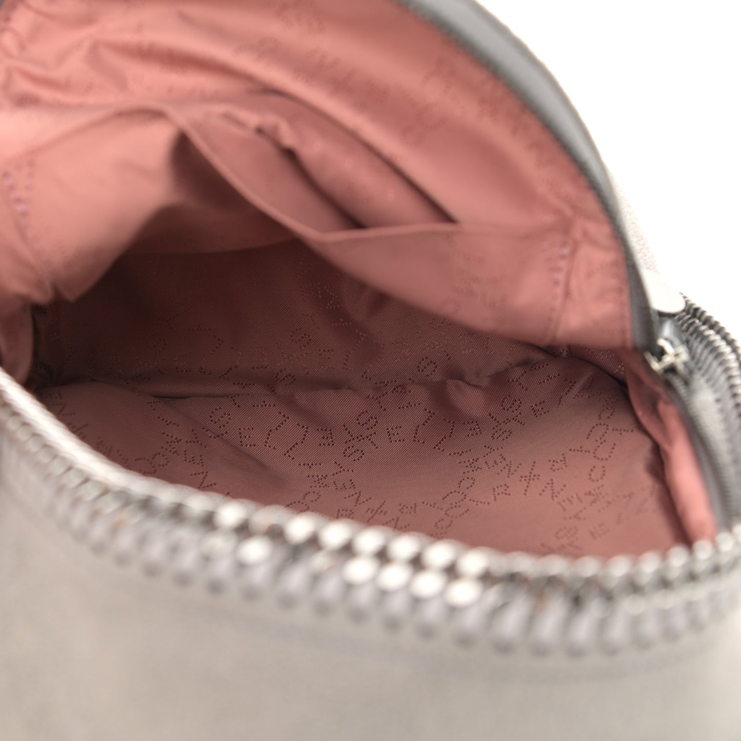 Shaggy Deer Mini Falabella Backpack Light Grey