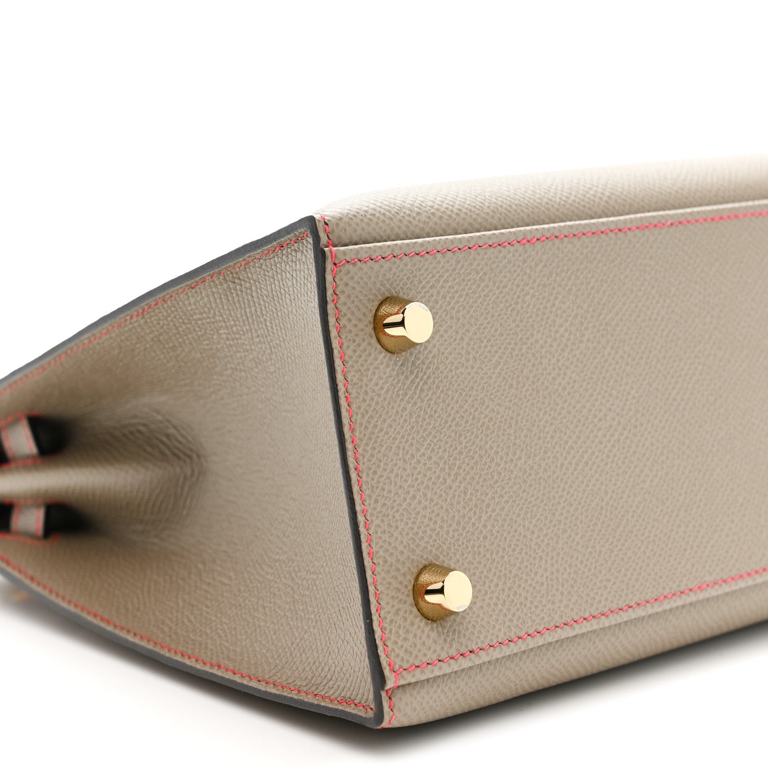 Hermes Epsom Horseshoe Kelly Sellier 25 Gris Asphalte Lime 9 of 11