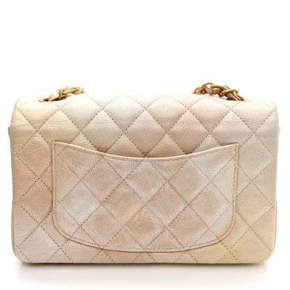 Chanel Metallic Goatskin Quilted Mini Rectangular Flap Gold 11 of 12