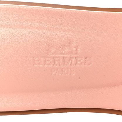 Hermes Epsom Oran Sandals 36 Rose Pale 8 of 9