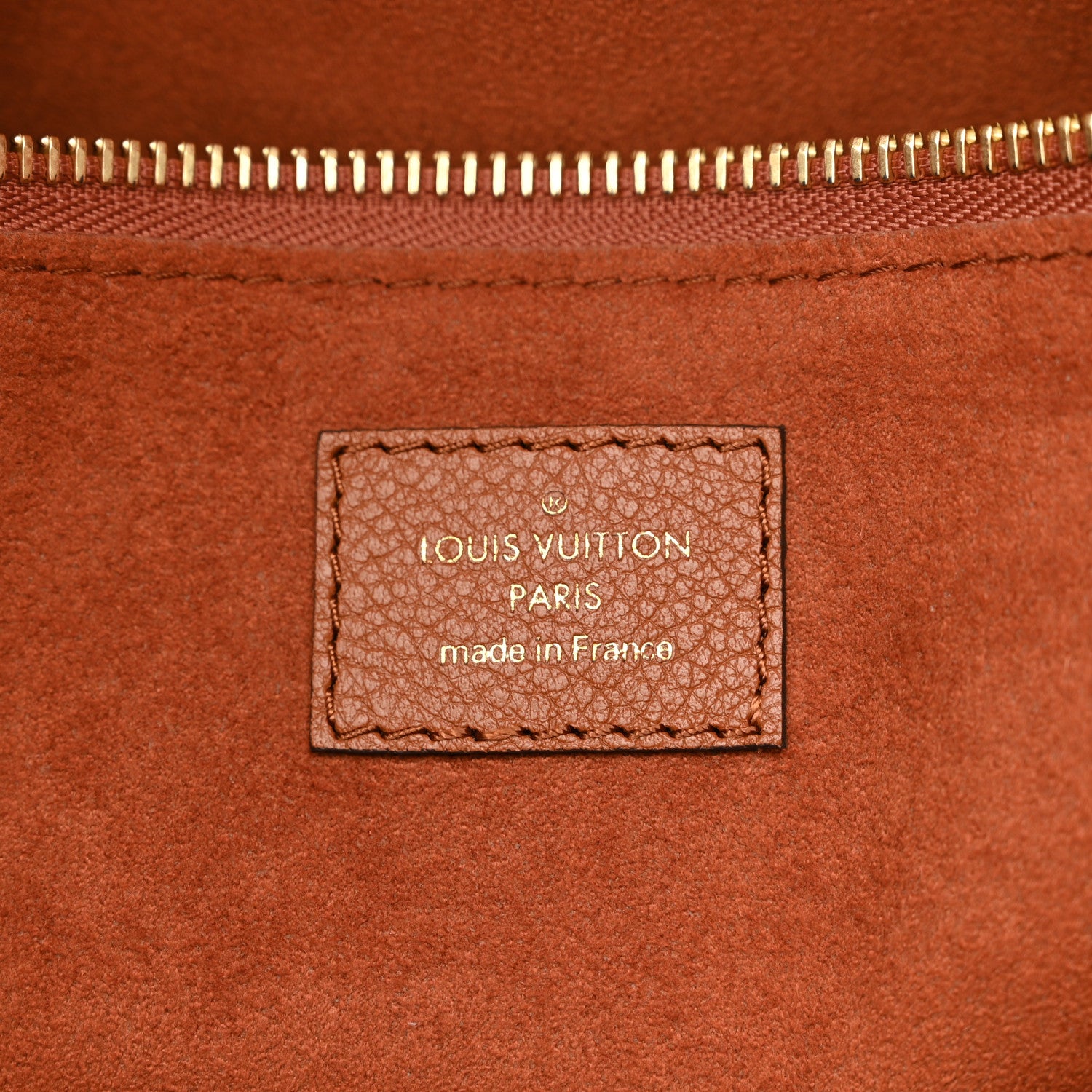 Louis Vuitton Empreinte Monogram Giant Neverfull MM Cognac 8 of 10