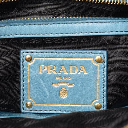 Prada Vitello Shine Bauletto Turchese 6 of 15