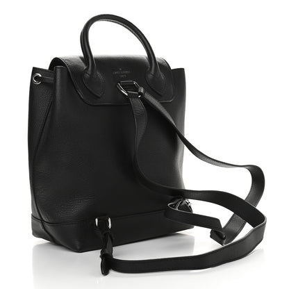 Louis Vuitton Calfskin Lockme Backpack Black 3 of 8