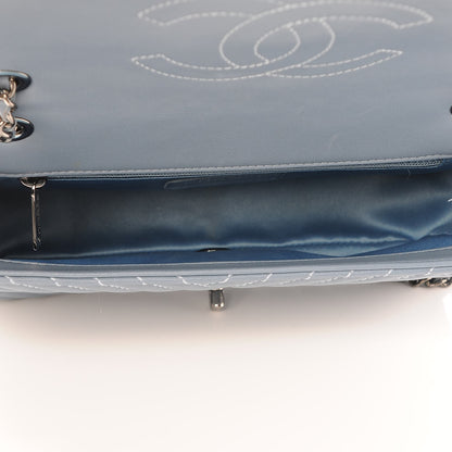 Chanel Lambskin Quilted Small CC Crossing Flap Light Blue 5 of 8