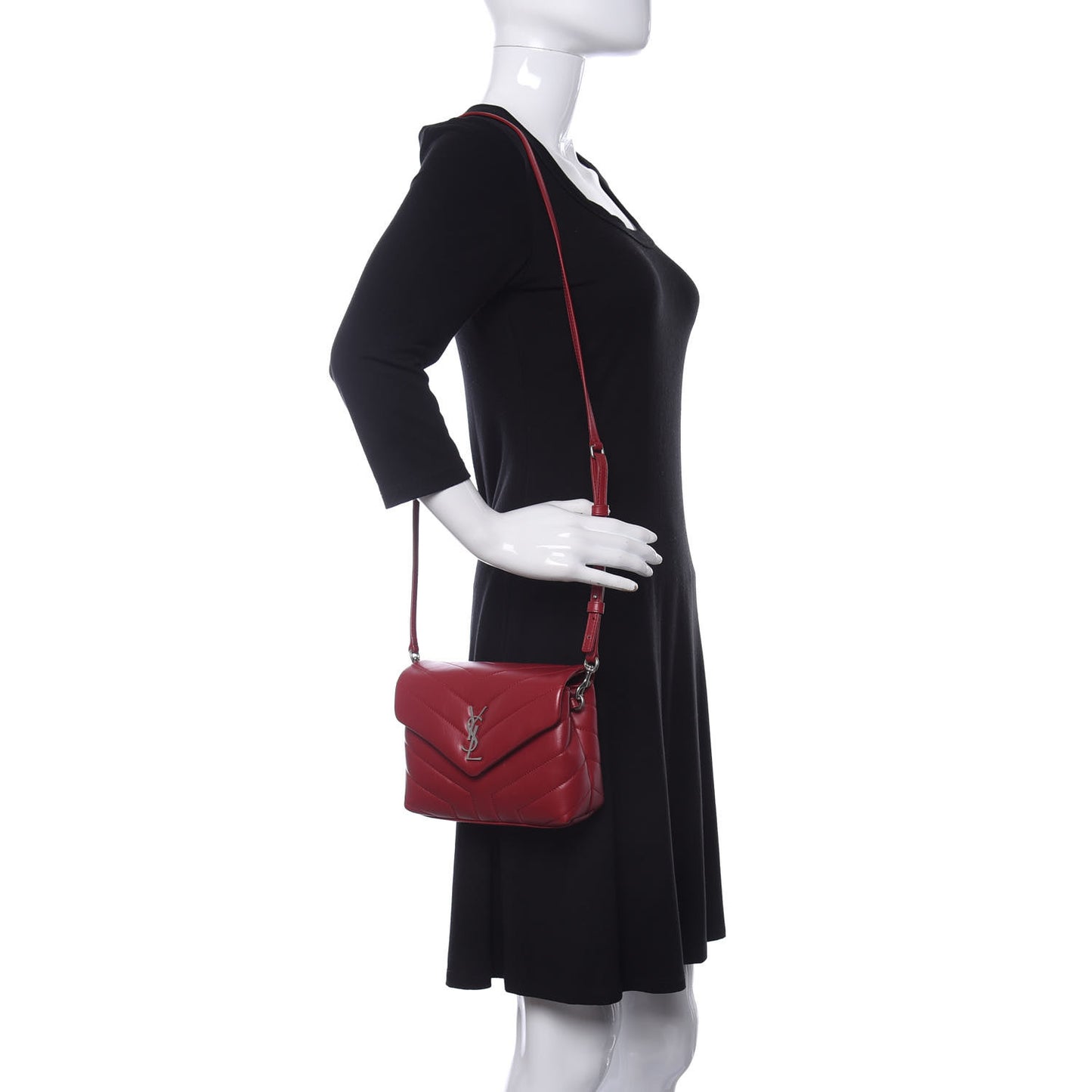 Calfskin Y Quilted Monogram Toy Loulou Crossbody Bag New Lipstick
