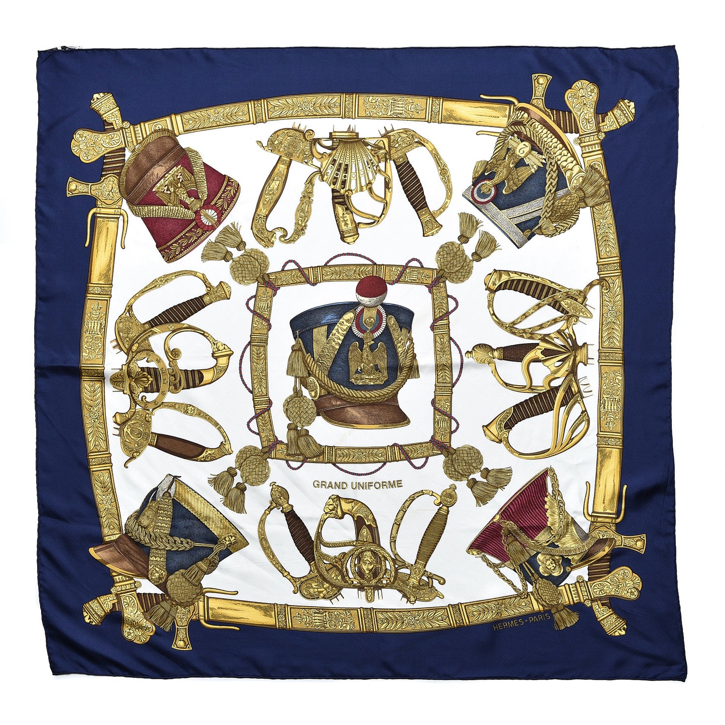 Silk Grand Uniforme Scarf 90