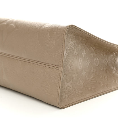 Louis Vuitton LOUIS VUITTON Empreinte Monogram Giant Onthego MM Tourterelle 9 of 9