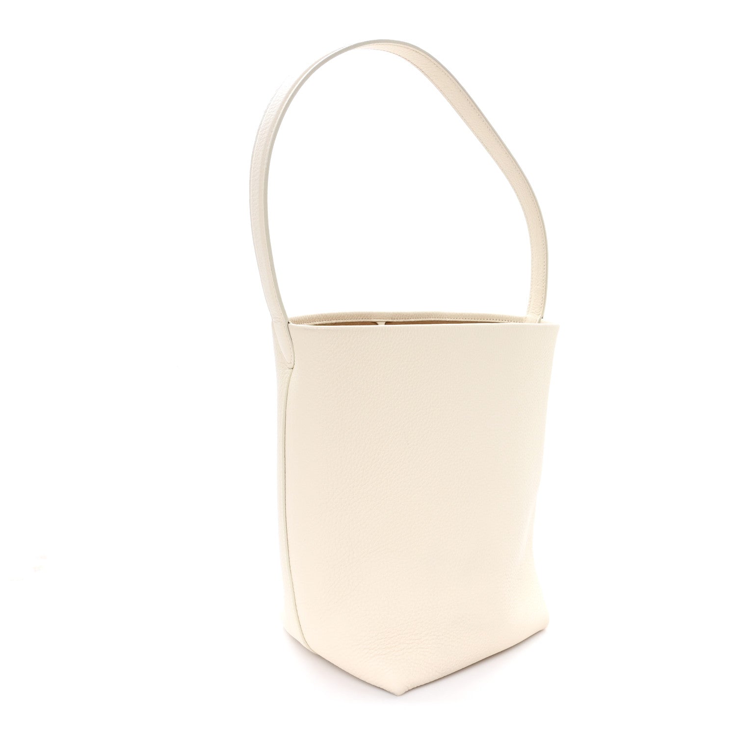The Row Grained Calfskin Medium N/S Park Tote Ivory 3 of 9