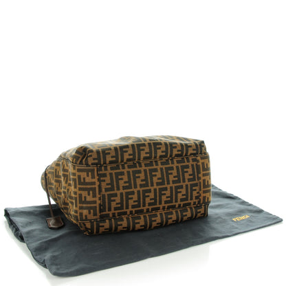 Fendi Zucca Vitello Artic Grande Shopping Tote Tobacco Castagna 4 of 7