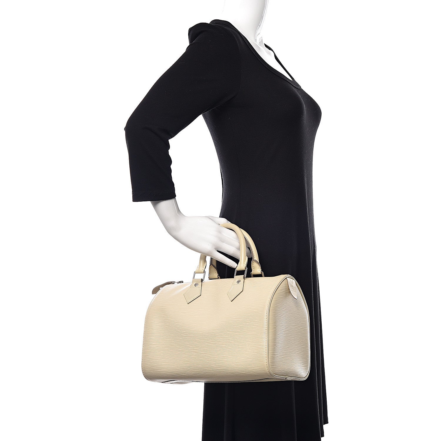 Louis Vuitton Epi Speedy 25 Ivory 2 of 13