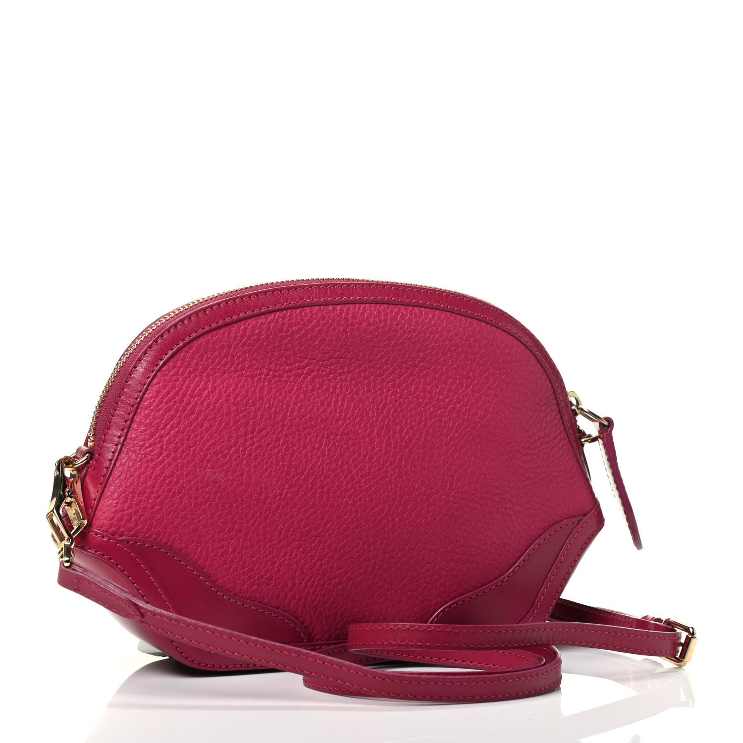 Burberry Grained Calfskin Orchard Crossbody Bright Rhubarb Pink 2 of 4