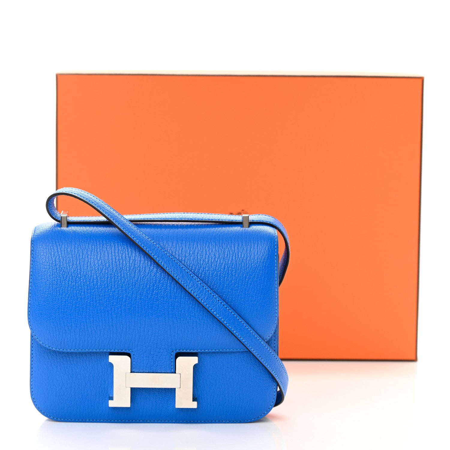 Hermes Chevre Mysore Verso Constance 18 Bleu Hydra Deep Blue 15 of 15
